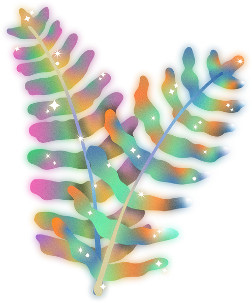 Dreamy Psychedelic Fern